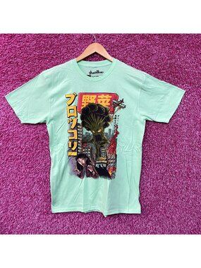 Broczilla green Tshirt size medium